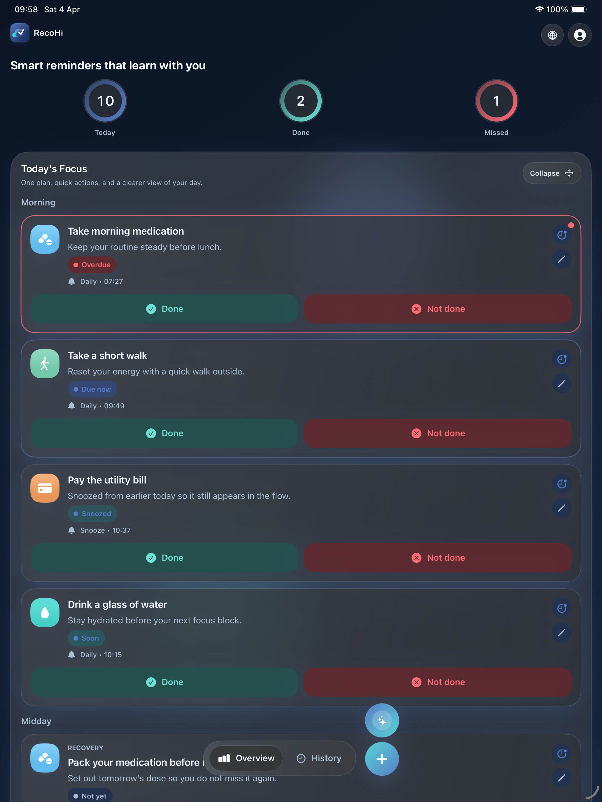 RecoHi iPad screenshot 2